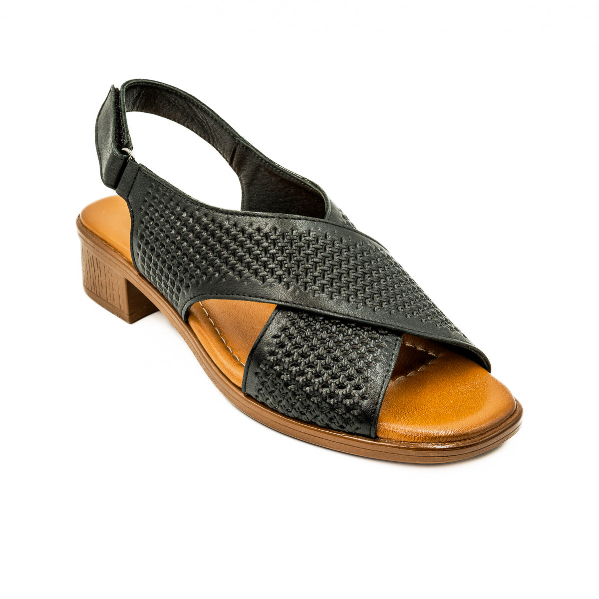 Sandale dama Goretti Din piele naturala D 42-6004 negru