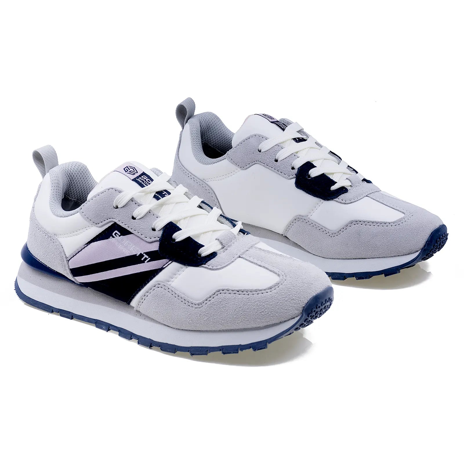 Pantofi dama sport Goretti piele intoarsa D100-CL27368 gri