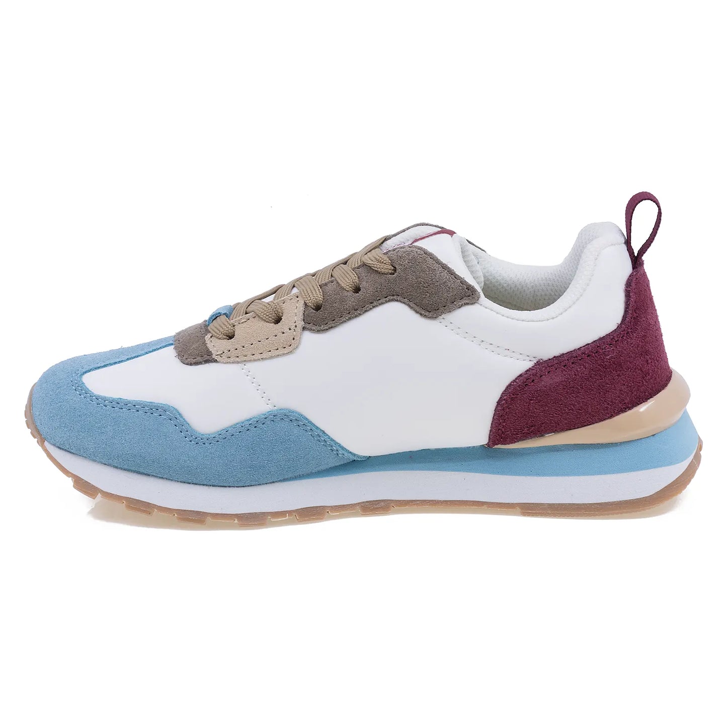 Pantofi dama sport Goretti piele intoarsa D100-CL27368 albastru