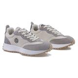 Pantofi dama sport Goretti piele intoarsa D100-CL27555 bej