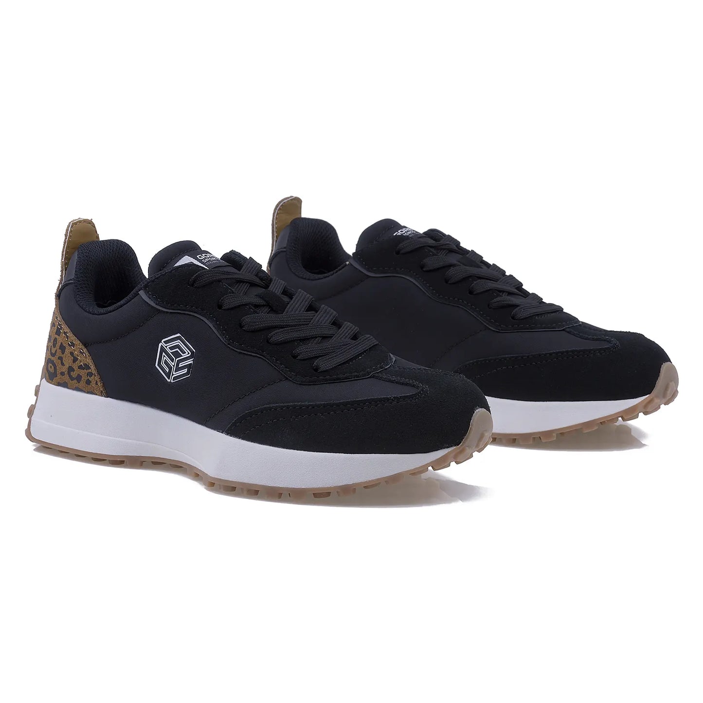 Pantofi dama sport Goretti piele intoarsa D100-CL27555 negru