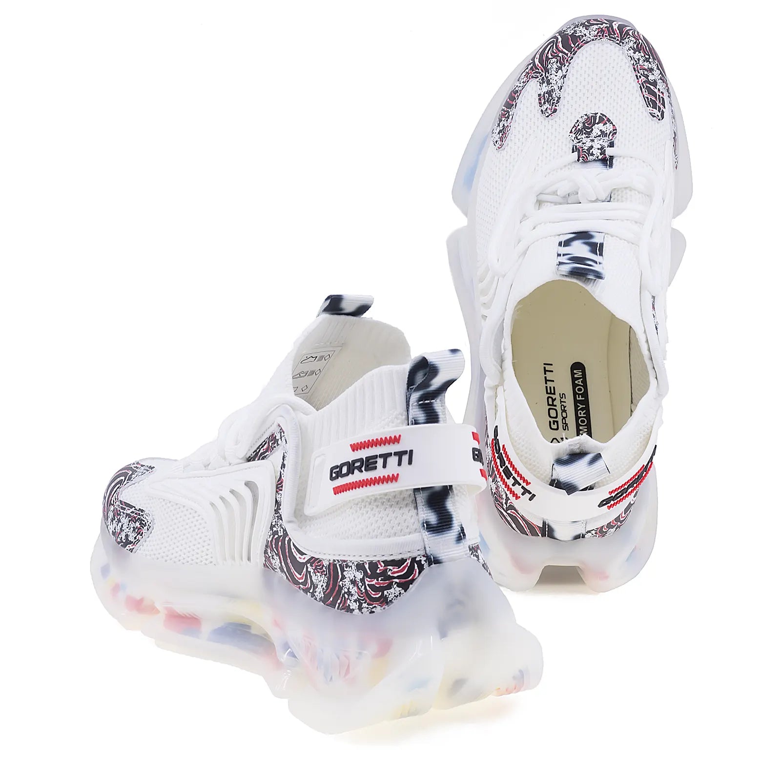 Pantofi dama sport Goretti B100-CL3109 alb-4