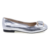 Balerini dama Anna Viotti piele naturala D102-302 argintiu