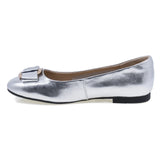 Balerini dama Anna Viotti piele naturala D102-302 argintiu