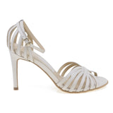 Sandale dama elegante Guban piele naturala D1539 crem