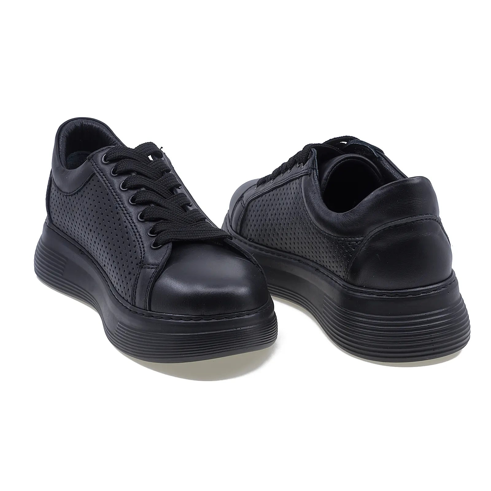 Pantofi dama casual Anna Viotti piele naturala D16-451 negru-5