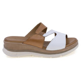 Papuci dama casual Anna Viotti piele naturala D20-H3002 coniac