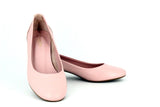 Balerini dama Anna Viotti Roz Pal din piele naturala