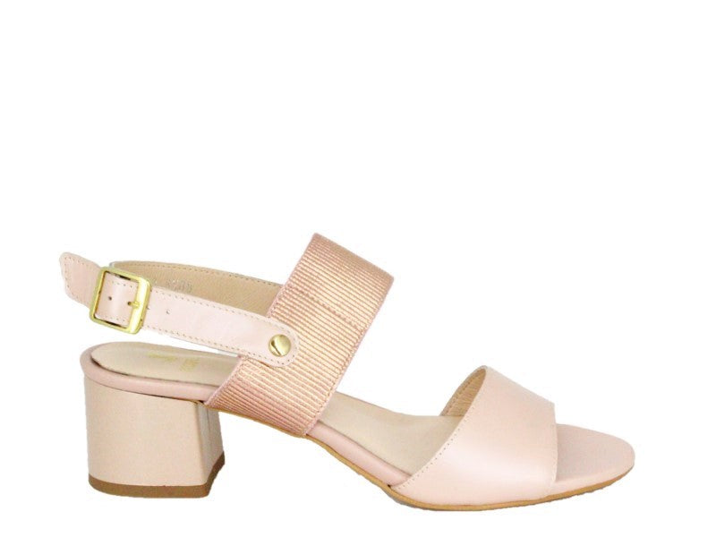 Sandale dama KORDEL Roz pudra din piele naturala D2053