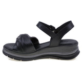 Sandale dama casual Anna Viotti piele naturala D22-S571 negru