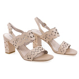 Sandale dama elegante Feeling piele naturala D25-002-01 bej