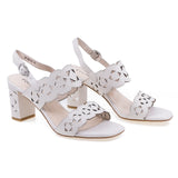 Sandale dama elegante Feeling piele naturala D25-002-02 alb murdar