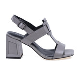 Sandale dama elegante Feeling piele naturala D25-003-01 gri