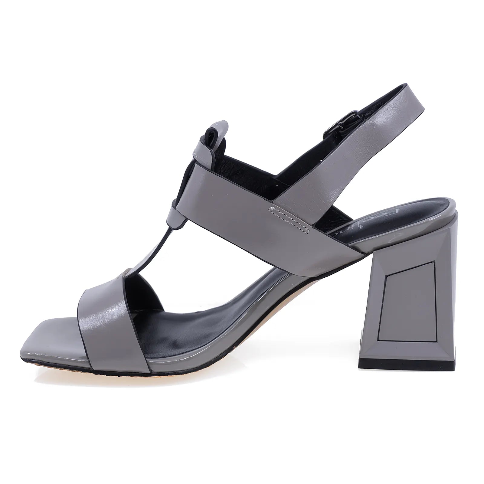 Sandale dama elegante Feeling piele naturala D25-003-01 gri