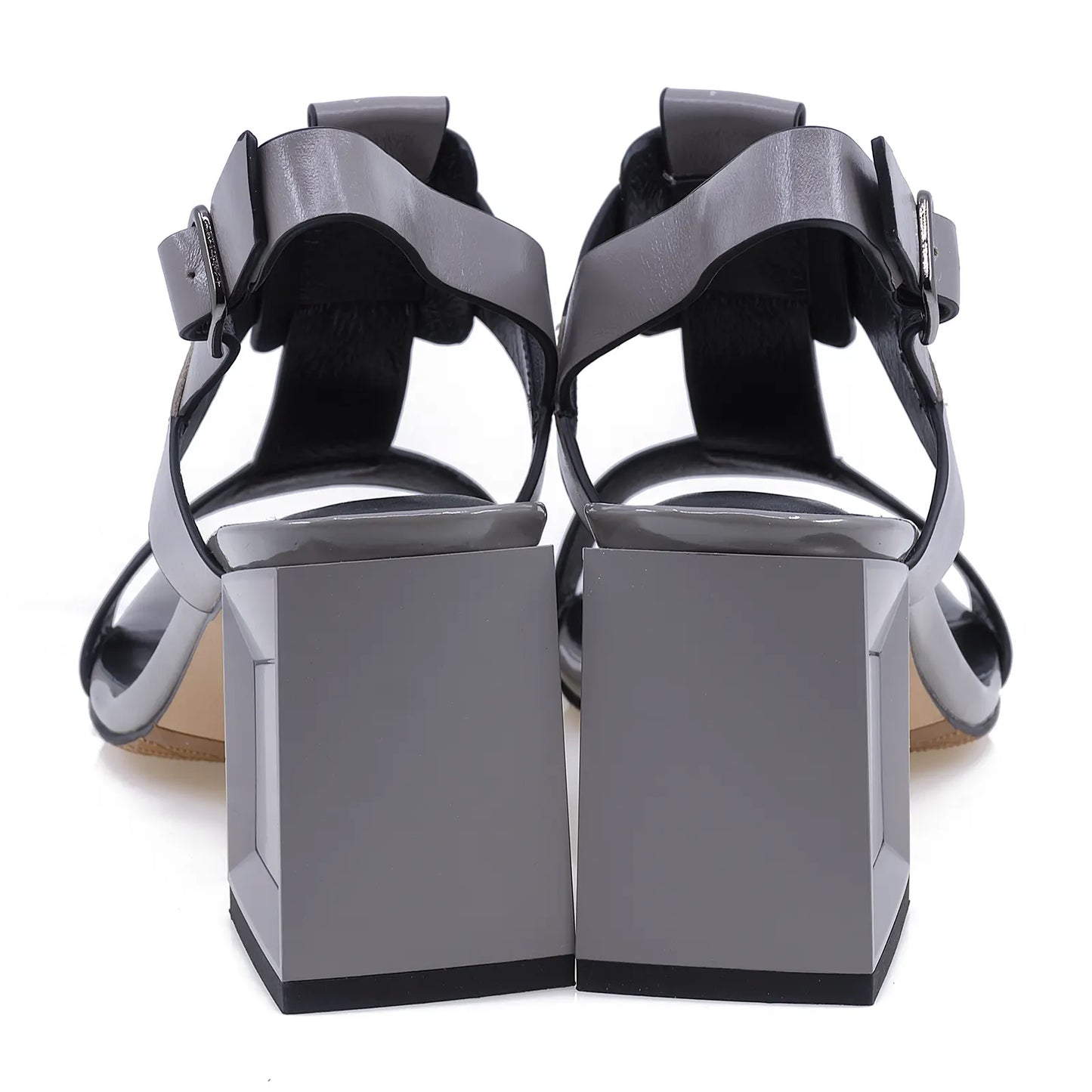 Sandale dama elegante Feeling piele naturala D25-003-01 gri