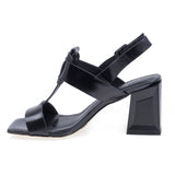 Sandale dama elegante Feeling piele naturala D25-003 negru