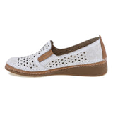 Pantofi dama casual Anna Viotti piele naturala D27-04163 alb