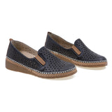 Pantofi dama casual Anna Viotti piele naturala D27-04163 negru