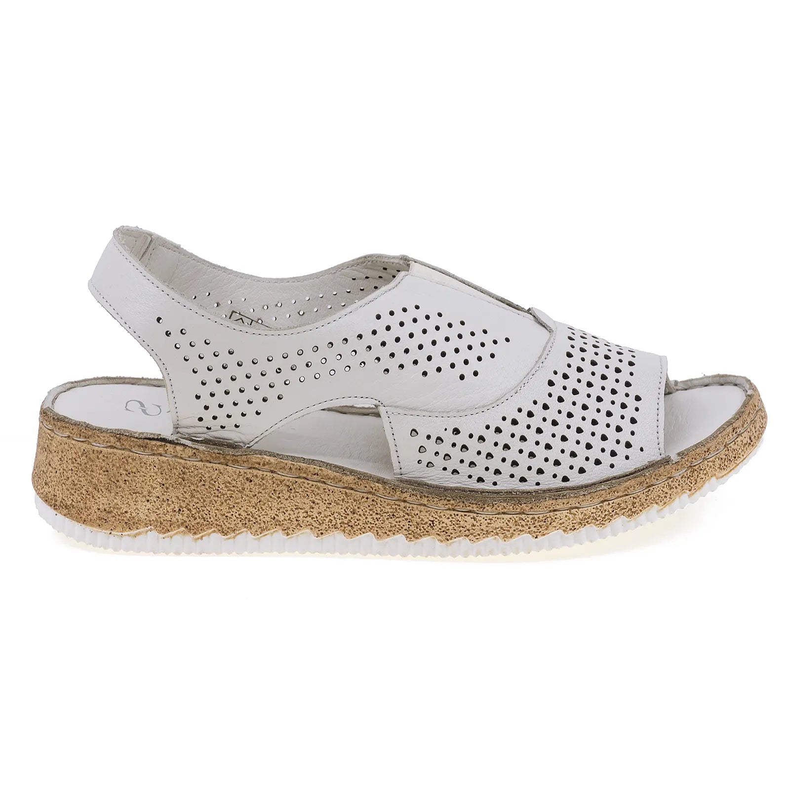 Sandale dama casual Anna Viotti piele naturala D27-255816 bej