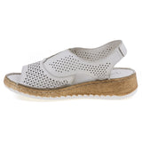 Sandale dama casual Anna Viotti piele naturala D27-255816 bej