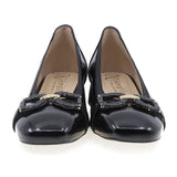 Pantofi dama eleganti Anna Viotti din piele lacuita D2842 negru-3