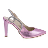 Pantofi dama eleganti Anna Viotti din piele naturala D2880 roz