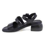 Sandale dama casual Anna Viotti piele naturala D29-TAS317 negru-2