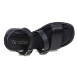 Sandale dama casual Anna Viotti piele naturala D29-TAS317 negru-3