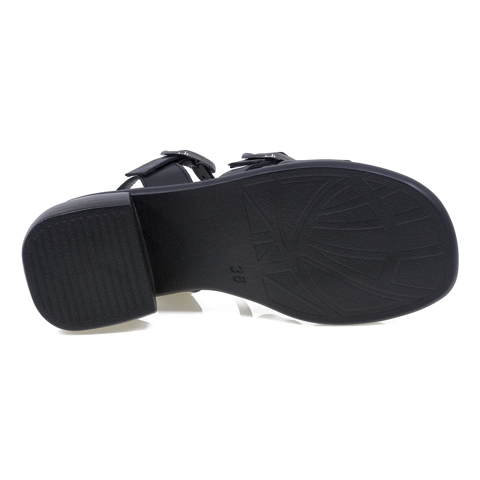 Sandale dama casual Anna Viotti piele naturala D29-TAS317 negru-5