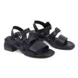 Sandale dama casual Anna Viotti piele naturala D29-TAS317 negru-1