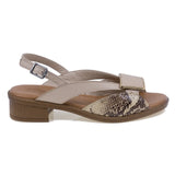 Sandale dama casual Anna Viotti piele naturala D42-6020 bej