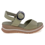 Sandale Anna Viotti D45-2563 din piele verde – vedere laterală dreapta