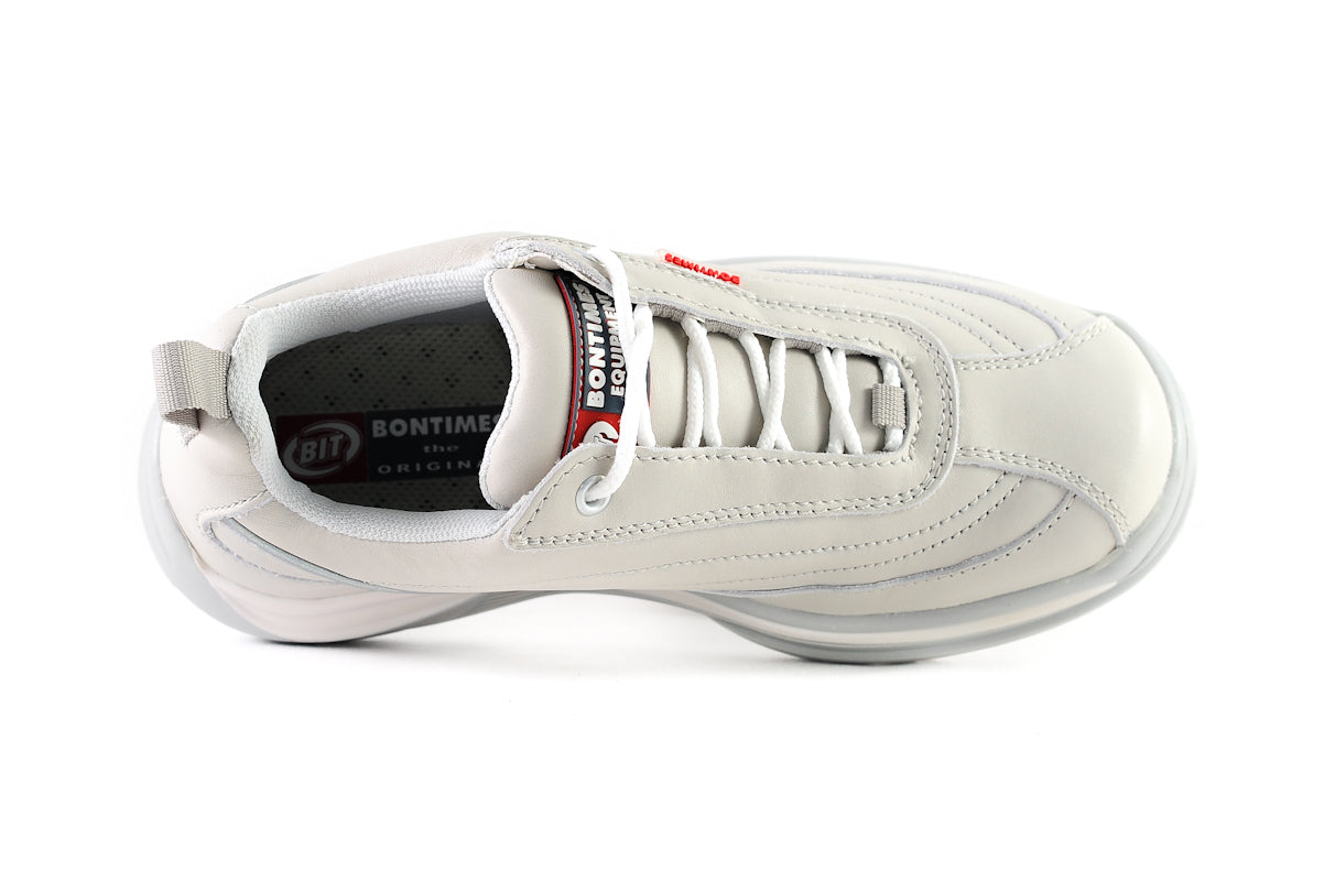 Pantofi sport Bit-Bontimes Tom gri din piele naturala de vitel