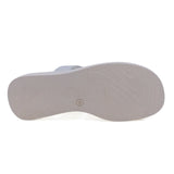 Papuci dama casual Anna Viotti piele naturala D54-1602-213 argintiu