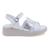Sandale dama casual Anna Viotti piele naturala D54-1603-213 alb