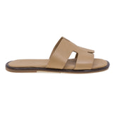 Papuci dama casual Anna Viotti piele naturala D58-2317 bej cappuccino