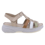 Sandale dama casual Anna Viotti piele naturala D60-336BEJ bej
