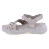 Sandale dama casual Anna Viotti piele naturala D60-376 gri