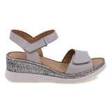 Sandale dama casual Anna Viotti piele naturala D72-701 gri