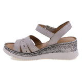 Sandale dama casual Anna Viotti piele naturala D72-702 gri