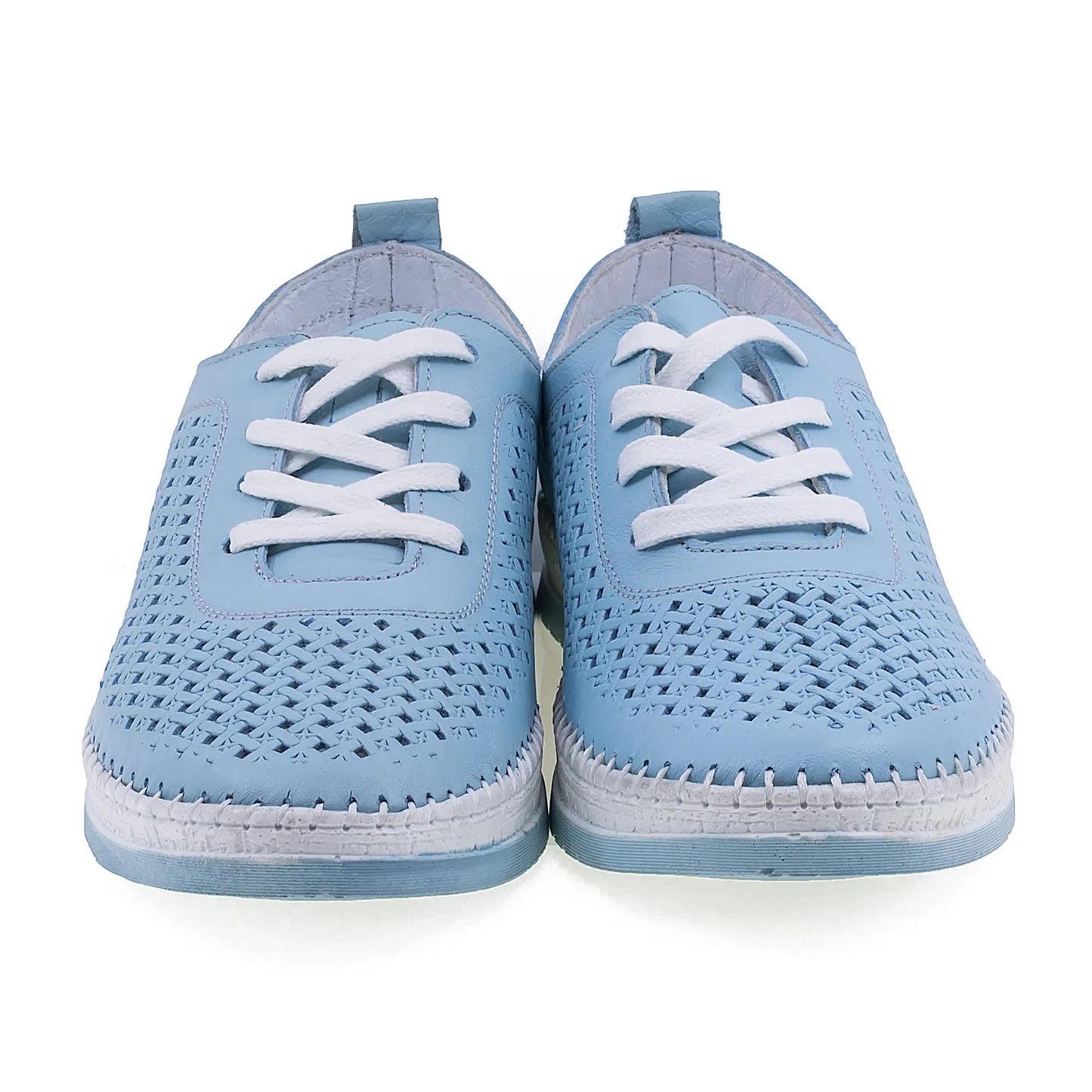 Pantofi dama casual Anna Viotti piele naturala D74-405 albastru-3