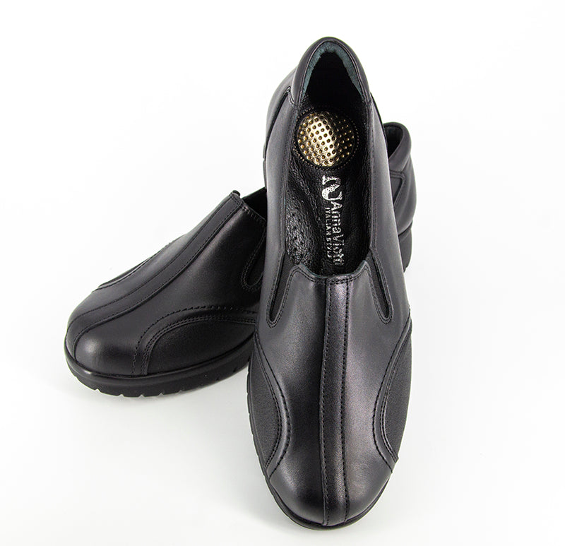 Pantofi  dama ANNA VIOTTI Negru din piele naturala D5778