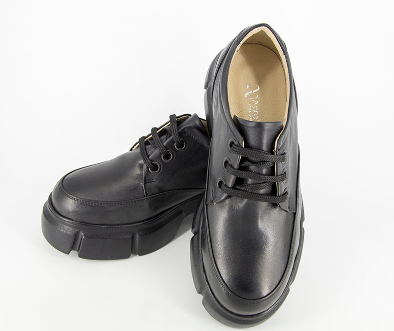 Pantofi dama ANNA VIOTTI Negru Box din piele naturala D1194