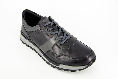 Pantofi  GORETTI Negri din piele naturala B1254