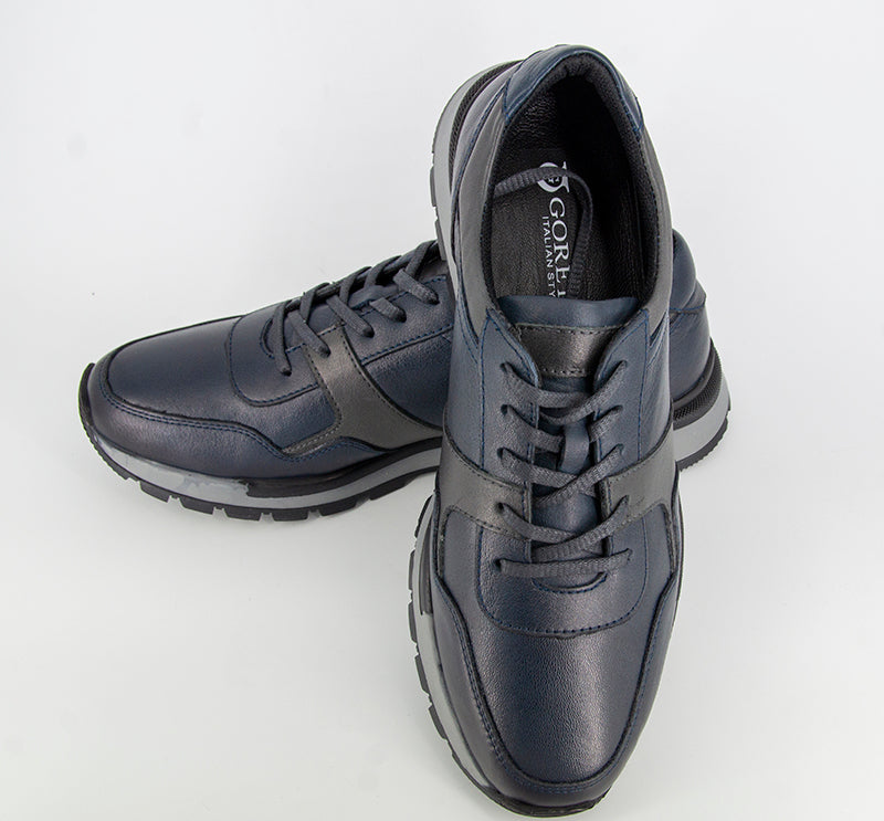 Pantofi GORETTI Albastru din piele naturala B17-1254