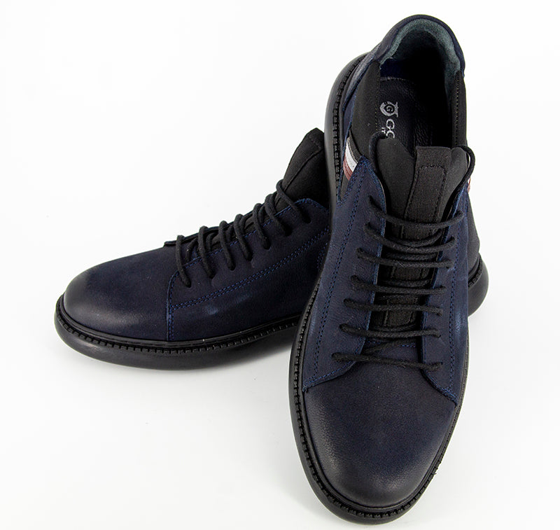 Pantofi  GORETTI Albastru din piele naturala B24-2005