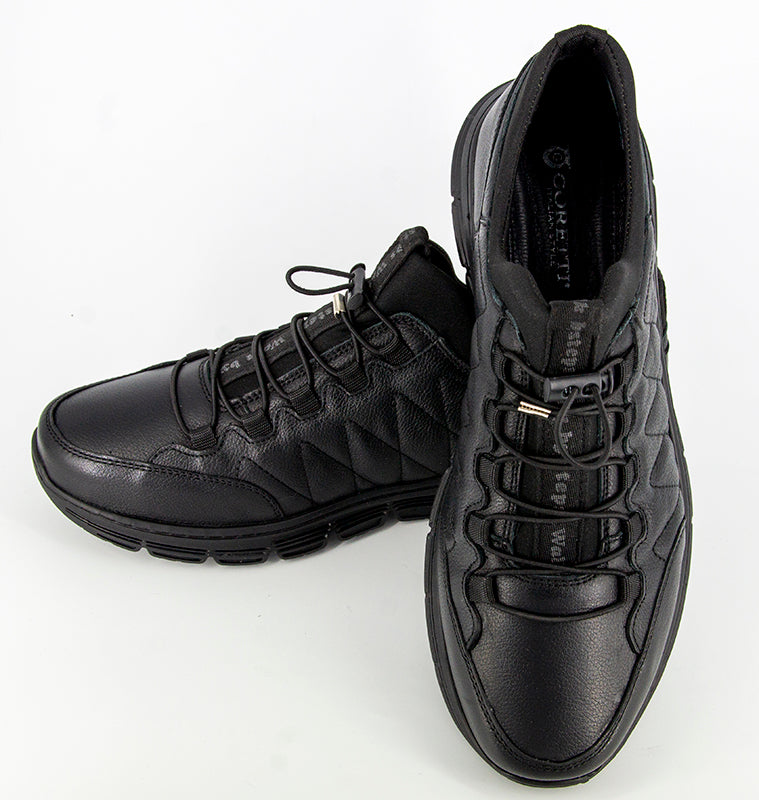 Pantofi  GORETTI  Negru din piele naturala B24-2018