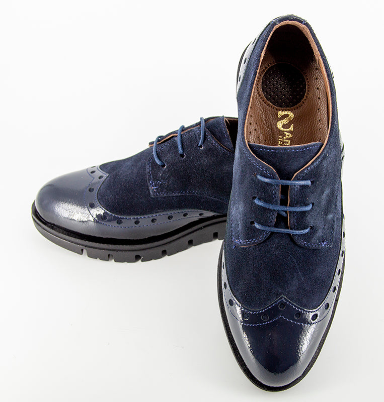 Pantofi dama ANNA VIOTTI Albastru din piele naturala D1400