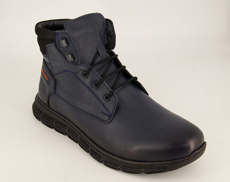 Ghete barbati GORETTI Albastru din piele naturala B2101