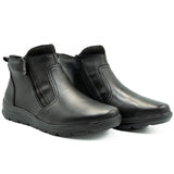 Ghete dama Rieker din piele naturala D 0060 NEGRU 